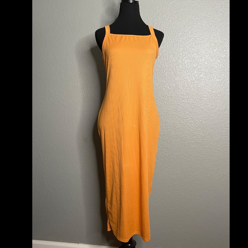 RIB KNIT DRESS